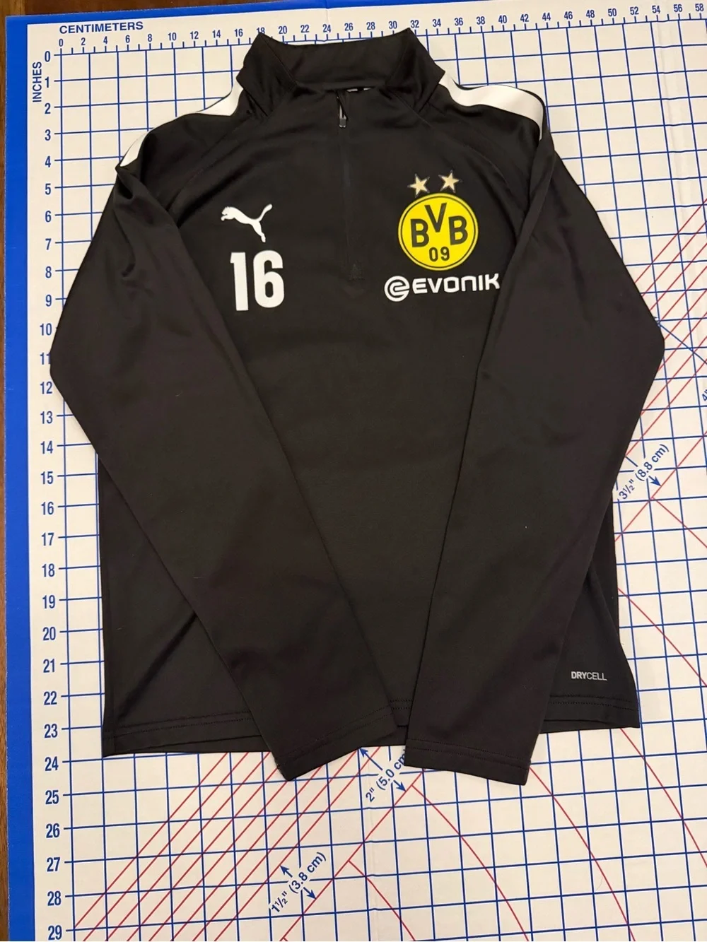 Puma Black and Yellow Borussia Dortmund Training Top